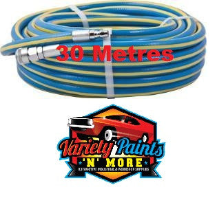 Geiger Air Hose 10mm ID X 30 Metres c/w Couplings