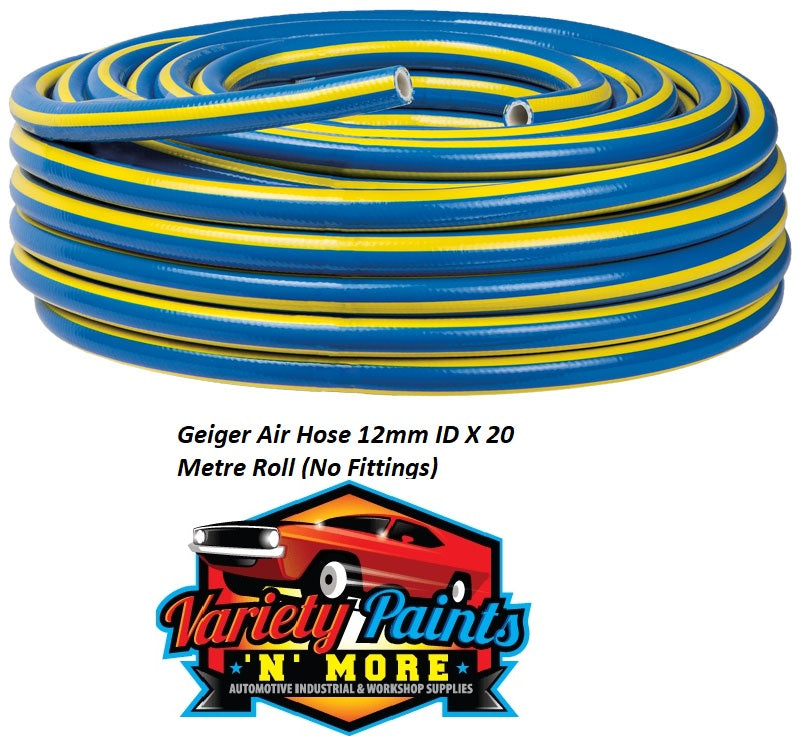Geiger Air Hose 12mm ID X 20 Metre Roll (No Fittings)