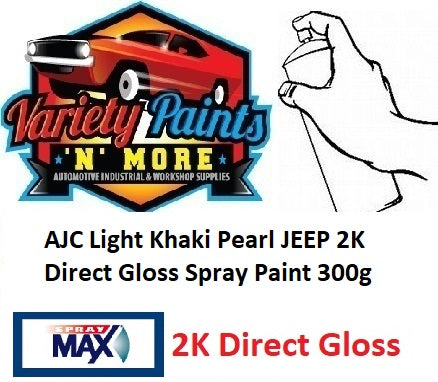 AJC Light Khaki Pearl JEEP 2K Direct Gloss Spray Paint 300g