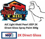 AJC Light Khaki Pearl JEEP 2K Direct Gloss Spray Paint 300g