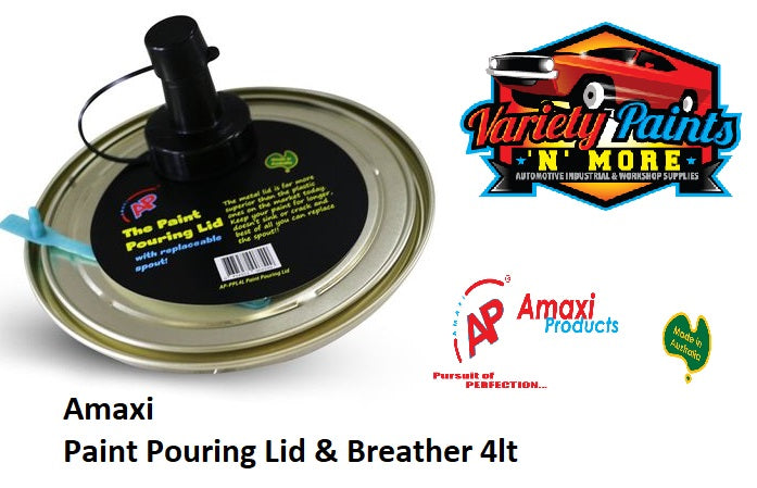 Amaxi Paint Pouring Lid & Breather 4lt