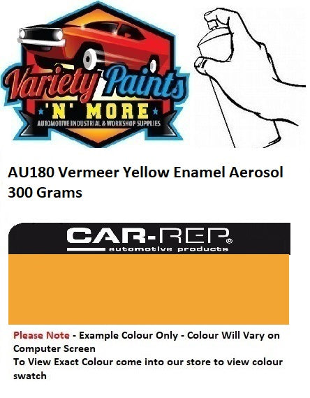 AU180 Vermeer Yellow Enamel Aerosol 300 Grams