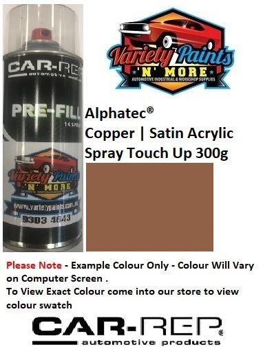 9614137Q Alphatec Copper MATT Aerosol Paint 300 Grams