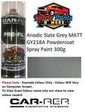 Anodic Slate Grey MATT Powdercoat Spray Paint 300g