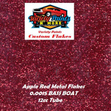 Variety Paints Metal Flakes Apple Red 0.015 BASS BOAT 12cc Tube 