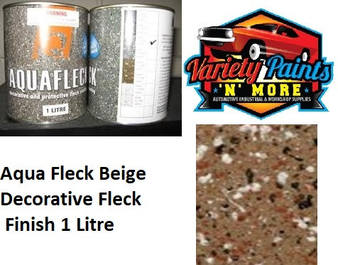 Aqua Fleck Beige Decorative Fleck Finish 1 Litre
