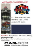 B13 Navy Blue Australian Standard Gloss Enamel Aerosol 300 Grams 