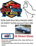 B196 Delft Blue Mica Metallic GMH 2K DIRECT GLOSS Aerosol Paint 300 Grams 