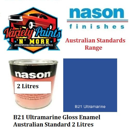 B21 Ultramarine Gloss Enamel Australian Standard 2 Litre