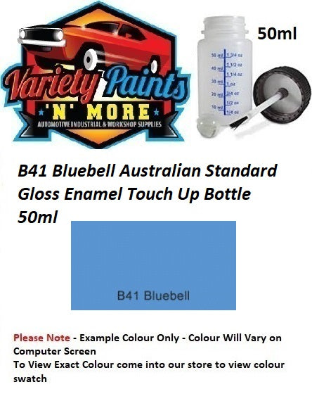 B41 Bluebell Australian Standard Gloss Enamel Touch Up Bottle 50ml