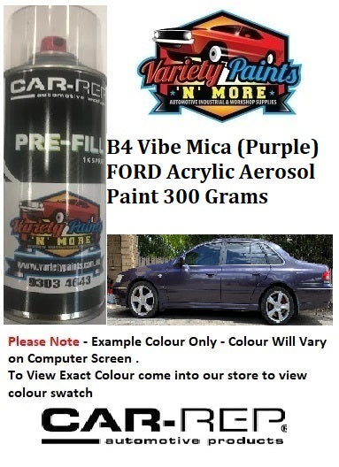 B4 Vibe Mica (Purple) FORD Acrylic Aerosol Paint 300 Grams