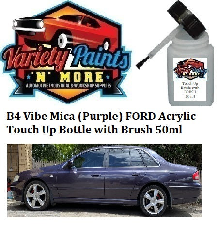 B4 Vibe Mica (Purple) FORD Acrylic Touch Up Bottle with Brush 50ml