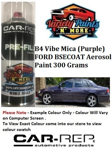 B4 Vibe Mica (Purple) FORD Basecoat Aerosol Paint 300 Grams