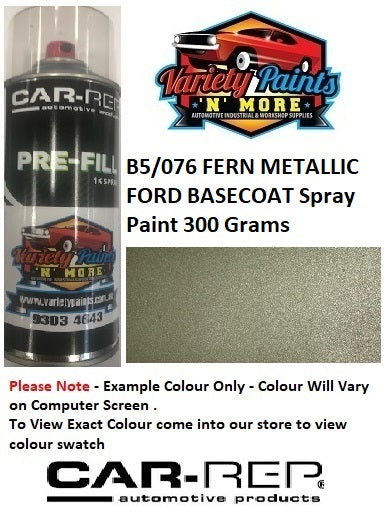 B5/076 FERN METALLIC FORD BASECOAT Spray Paint 300 Grams