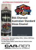 B64 Charcoal Australian Standard Gloss Enamel Custom Spray Paint 300 Grams