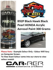 B92P Black Hawk Black Pearl HONDA Acrylic Aerosol Paint 300 Grams