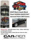 B92P Black Hawk Black Pearl HONDA BASECOAT Aerosol Paint 300 Grams