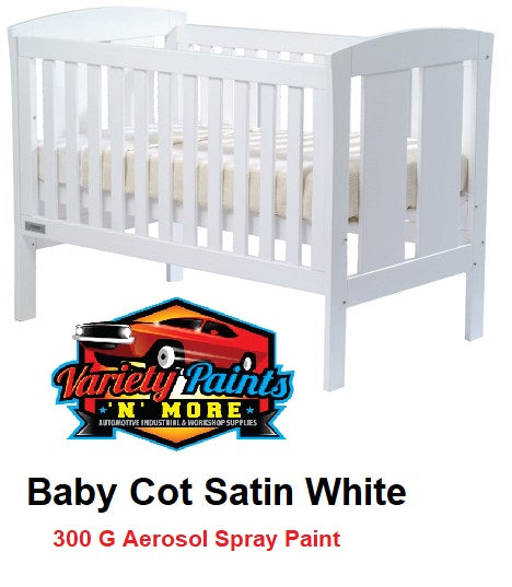 Valspar 303 Acrylic Paint S5224COTT Baby Cot White SATIN Acrylic