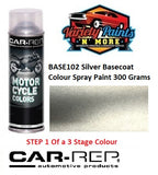 BASE102 Silver Basecoat Colour Spray Paint 300 Grams 