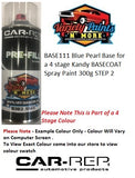 BASE111 Blue Pearl Base for a 4 stage Kandy BASECOAT Spray Paint 300g STEP 2