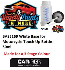 BASE169 White Base for Motorcycle Touch Up Bottle 50ml 