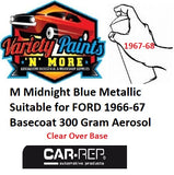 M Midnight Blue Metallic Suitable for FORD 1966-67 Basecoat 300 Gram Aerosol