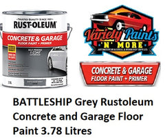 BATTLESHIP Grey Rustoleum Concrete and Garage Floor Paint 3.78 Litres
