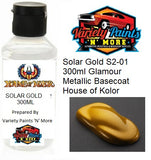 Solar Gold S201FX02 300ml Glamour Metallic Basecoat House of Kolor