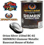 Orion Silver 250ml BC-02 SHIMRIN2 Glamour Metallic Basecoat House of Kolor
