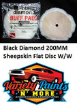 Black Diamond 200MM Sheepskin Flat Disc W/W 