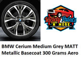 E6715 BMW Cerium Medium Grey MATT Metallic Basecoat  Aerosol Paint 300 Grams
