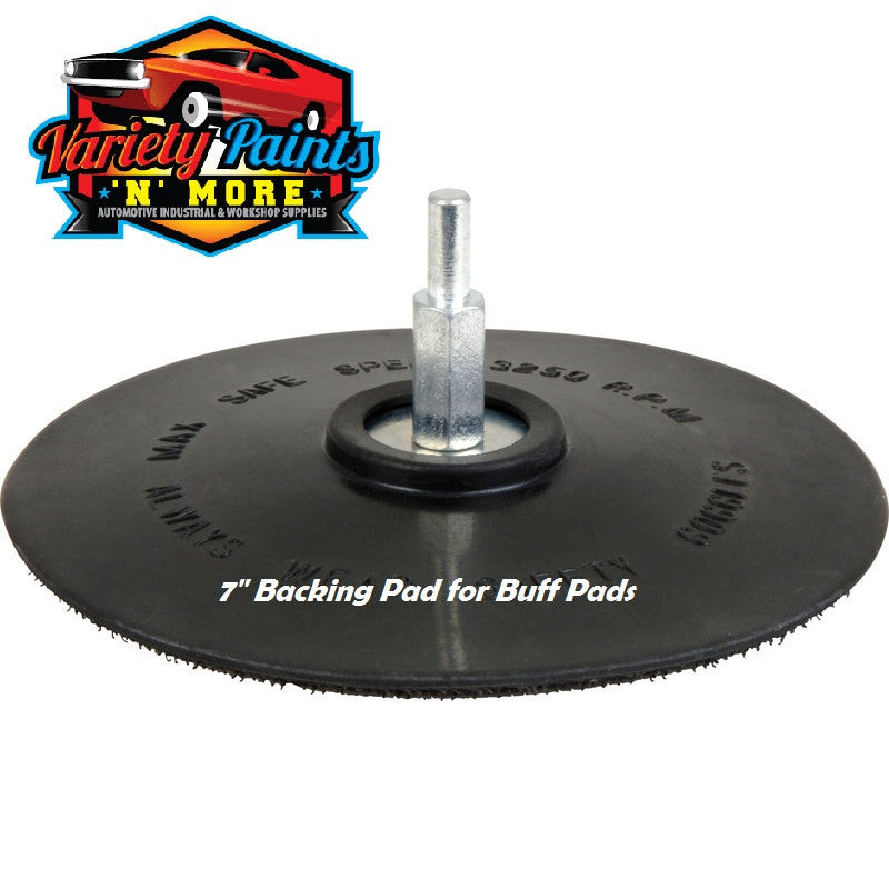 7" 180mm Backing Pad For Buff Pads