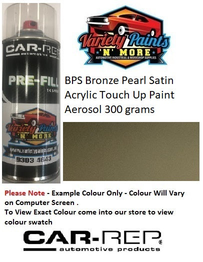 BPS Bronze Pearl Satin Acrylic Touch Up Paint Aerosol 300 grams