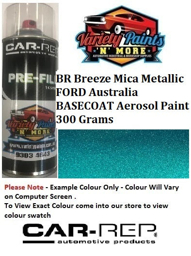 BR Breeze Mica Metallic FORD Australia BASECOAT Aerosol Paint 300 Grams