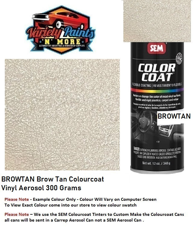 BROWTAN Brow Tan Colourcoat Vinyl Aerosol 300 Grams