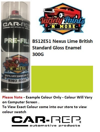 BS12E51 Nexus Lime British Standard Gloss Enamel 300G