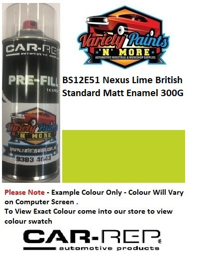 BS12E51 Nexus Lime British Standard Matt Enamel 300G
