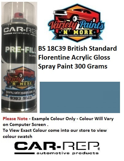BS 18C39 British Standard Florentine Gloss ACRYLIC Aerosol 300 Grams