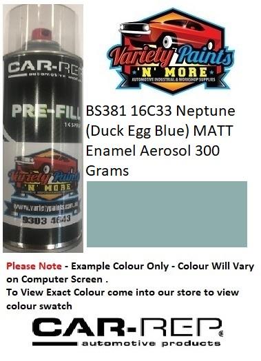 BS381 16C33 Neptune (Duck Egg Blue) SATIN Enamel Aerosol 300 Grams
