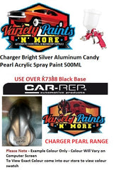 Charger Bright Silver Aluminum Candy Pearl Basecoat 500ML BSACP