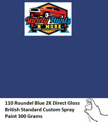 110 Roundel Blue 2K Direct Gloss British Standard Custom Spray Paint 300 Grams