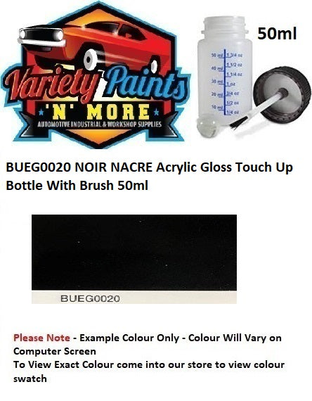 BUEG0020 NOIR NACRE Acrylic Gloss Touch Up Bottle 50ml
