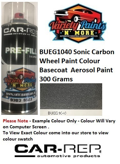 BUEG1040 Sonic Carbon HSV Clubsport Wheel Paint Colour Basecoat  Aerosol Paint 300 Grams