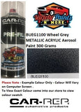 BUEG1100 Wheel Grey METALLIC ACRYLIC Aerosol Paint 300 Grams 