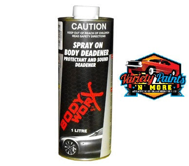 BodyworX Spray On Body Deadener 1 Litre