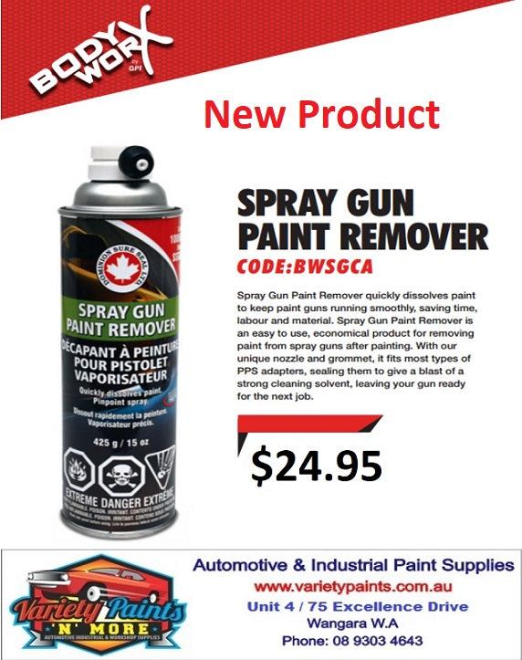 BodyworX Spray Gun Paint Remover Aerosol 425 Gram