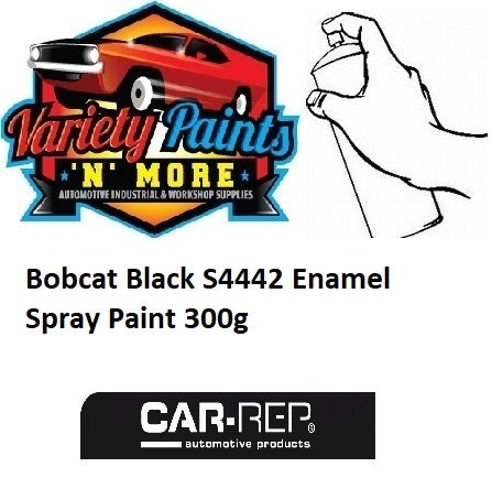 Bobcat Black S4442 Enamel Spray Paint 300g