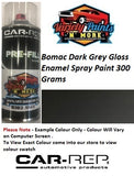 Bomag Dark Grey Gloss Enamel Spray Paint 300 Grams BOMGRY 