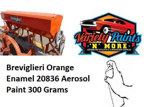 Breviglieri Orange Enamel 20836 Aerosol Paint 300 Grams