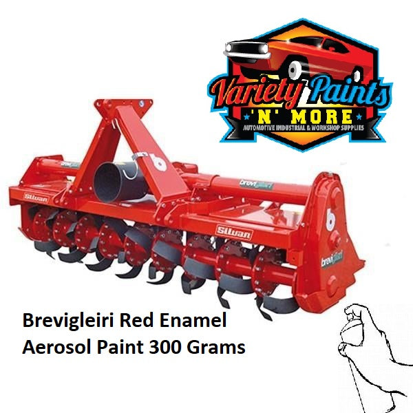 Brevigleiri Red Enamel Aerosol Paint 300 Grams